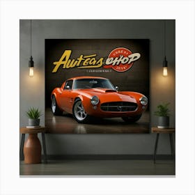 Default Create Unique Design Of Autoshop Wall Art 0 Canvas Print