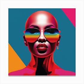 Rainbow Woman Canvas Print