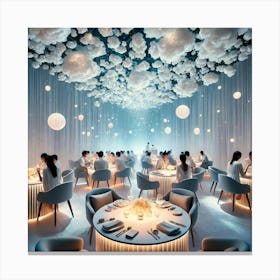 An Immersive Dining Experience Where Guests Feel A Canvas Print