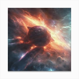 Space Nebula Canvas Print