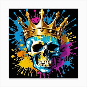 Graffiti Skull 9 Canvas Print