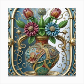 Vase Unique And Rare Decorative Antique 23 Canvas Print
