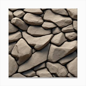 Stone Wall 82 Canvas Print