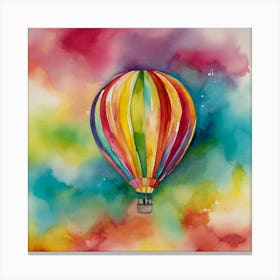 Hot Air Balloon Canvas Print