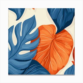 Tropical Leaves 1 Canvas Print