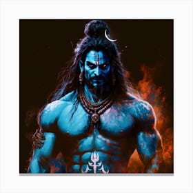 Shiva Shankara Canvas Print