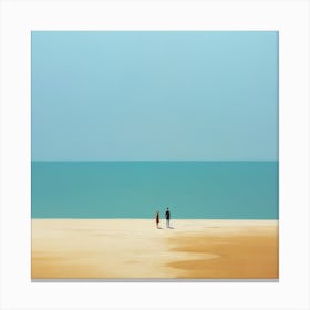 Blue Sky Oil Painting Canvas Print