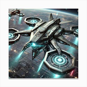 Voidwalker Drones Converted Canvas Print