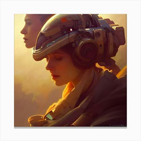 Sci-Fi Art Canvas Print