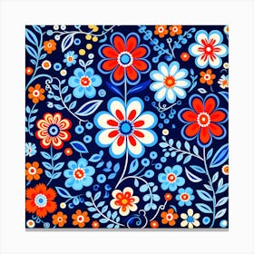 Russian Folk Art 1 Canvas Print