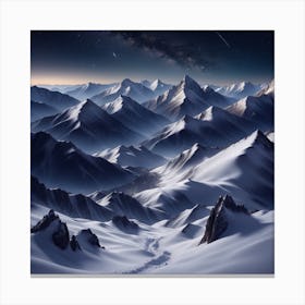 Mountain Landscape Canvas Print