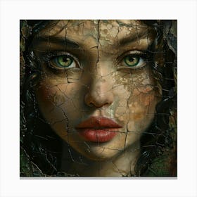 Face Of A Woman 1 Canvas Print