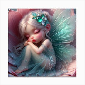 Sleepingfairy2 Canvas Print