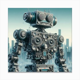 Futuristic Robot Canvas Print