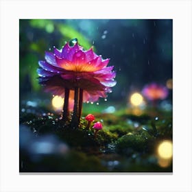 Rainy Night Canvas Print