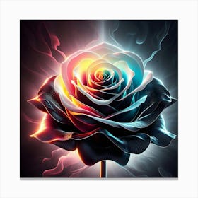 Abstract Rose 2 Canvas Print