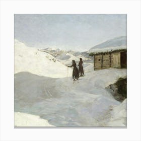 Winter Scene 8 Canvas Print