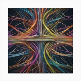 Abstract Cross - Abstract Stock Videos & Royalty-Free Footage Canvas Print