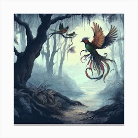 In The Hush Of Daybreak Canvas Print