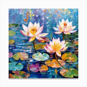 Water Lilies 21 Canvas Print