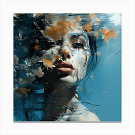 Water Painting Canvas Print