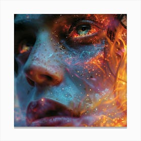 Fire And Flames Canvas Print