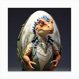 Jurassic World Dinosaur Egg Canvas Print