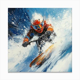 'Snowboarder' Art 1 Canvas Print