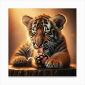 Tiger Cub 1 Canvas Print