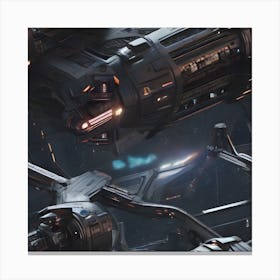 Spaceship 8 Canvas Print