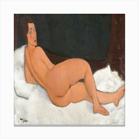 Amedeo Modigliani S Nu Couché (Sur Le Côté Gauche) (1917) Canvas Print