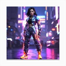 Cyberpunk 2077 2 Canvas Print