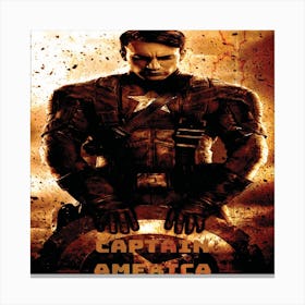 Captian American Canvas Print