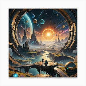 Spacescape Canvas Print