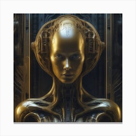 Futuristic Woman 37 Canvas Print