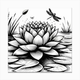 Lotus flower 6 Canvas Print