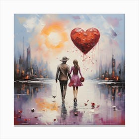 Love Rain 4 Canvas Print