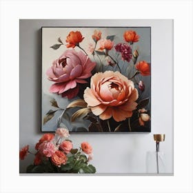 Peonies Canvas Print