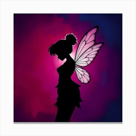 Fairy Silhouette 1 Canvas Print