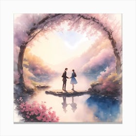 Romantic View Canvas Print