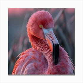 Pink Flamingo 2 Canvas Print