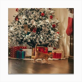 A Photo Of A Decorated Christmas Tree Wi Oulf6dh Qjyema53j2k48w Qyfgbbnmr02nzsmm85wb0a Canvas Print