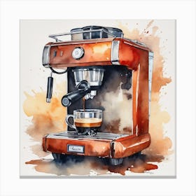 Espresso Machine Canvas Print