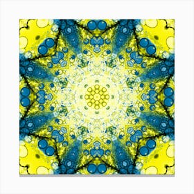 The Symbol Of Ukraine Is A Blue And Yellow Pattern 2 Canvas Print