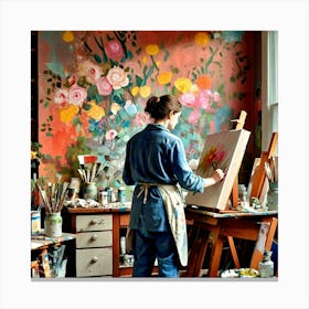 Artist'S Studio Canvas Print