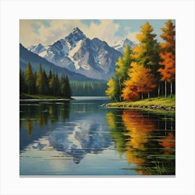 Mountain Lake 11 Canvas Print