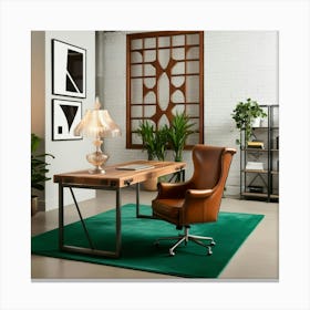 Modern Office Canvas Print