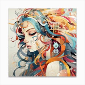 Futuristic Art 1 Canvas Print