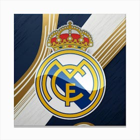 Real Madrid CF Logo Wall Art 27 Canvas Print