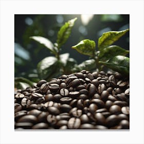 Coffee Beans 199 Canvas Print